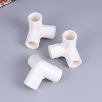 Wholesale Watering Equipments way Joint PVC Links Fitting Water Pipe Connector White