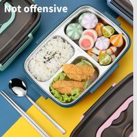 Wholesale Lunch box food container meal preparation picnic storage heating hot lily child kawaii isothermal portable in stock DHL