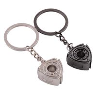 Wholesale Keychains Keyring Rotary Wankel Engine Rotor For Mazda RX7 RX8 Atenza Axela Keychain Turbo Car Accessories Parts Key Chain
