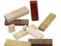 Wholesale Wooden Bamboo USB Flash Drive Pen Drives Wood Chip Pendrive GB GB GB GB GB Memory Stick Disk With Keychain Gift