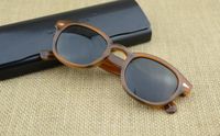 Wholesale Fashion Design S M L Frame Color Lens Sunglasses Lemtosh Johnny Depp Glasses Top Quality Eyeglasses Arrow Rivet With Case
