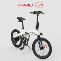 Wholesale EU instock HIMO Z20 Kick Scooters Folding Electric Moped Bike Ebike W Motor Inch Grey White V Ah Electrical Bicycle