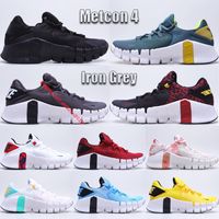 Wholesale Free Metcon Marathon Running Shoes Mens Womens Trainers Iron Grey Desert Sand University Gold Triple Black Leopard Outdoor Sneakers Size