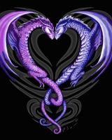 Wholesale Paintings Heart Shaped Dragon Animal DIY Painting By Numbers Wall Art Picture Acrylic For Home Decoration Drop x75cm