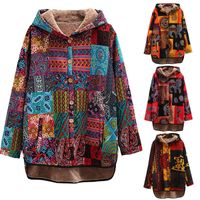 Wholesale Women s Jackets Woolen Coat Mid length Winter Korean Style Loose And Thin Thickened Over the knee Parkas