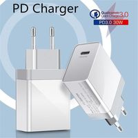c charger 2022 - 30W Mobile Phone Type C Chargers PD Fast QC3.0 Charger Quick Charging Wall Adapter For Samsung S20 S21 Note20 HUAWEI Xiaomi DHL
