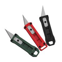 Wholesale Mini Multi Functional Art Knife Paper Cutter Portable Portable Split Express Unpacking Knife EDC Keychain Tool Knife