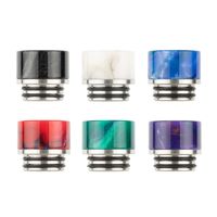 Wholesale 810 Stainless Steel Epoxy Resin drip tips suit For TFV8 BIG BABY z max valyrian II pro tfv12 prince various vape models Colors e cig accessories factory
