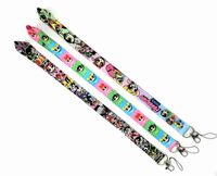 Wholesale Cell Phone Straps Cartoon Lanyard Turquoise Green with matching ID Holder Accessories