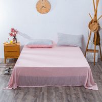Wholesale Sheets Sets Cotton Bed Sheet Mod Soft Cotton For King Queen Size Single Home M M Bedding Cover Japanese Style