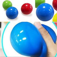 Wholesale Luminous Ceiling Stress Relief Sticky Ball Glued Target Night Light Decompression Balls Slowly Squishy Glow Toys for Kids Q2