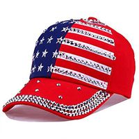 Wholesale Trump baseball cap USA hat election campaign hat cowboy diamond cap Adjustable Snapback Women Denim Diamond hat Styles
