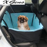 Wholesale Pet Carriers Dog Car Seat Cover Carrying for Dogs Cats Mat Blanket Rear Back Hammock Protector transportin perro