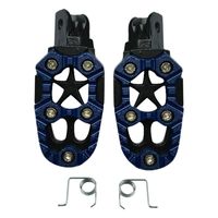 Wholesale Pedals pair Easy Install Treadle Dirt Bike Motorcycle Foot Pegs DIY Anti Slip Footrest Pedal Aluminum Alloy Repair Sturdy Replacement