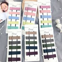 Wholesale 40 pc set Muticolor Hair Clip for Hair Clips Wave Flat Curved Hairpin Styling Metal Barrette Candy Color Bobby Pins for Women Girls