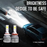 Wholesale Fccemc LED Car Headlight Bulb V K W LM H7 H1 H3 H4 H8 H9 H11 HB3 H10 H27