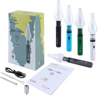 Wholesale Authentic G9 Clean Pen V2 Wax Vaporizer Atomizer Starter Kits in1 Dry Herb Dab Rig Bong Vape Cartridges mAh Adjustable Voltage Battery