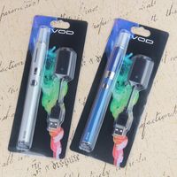Wholesale MOQ MT3 Coils EVOD Starter Blister Card Packaging Kit EGO T E Cigarette mAh Rechargeable li ion Vape Pen Battery