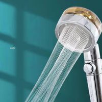 Wholesale Xiaoman waist turbo shower hand set showers shower head pressurized fan blade water stop new