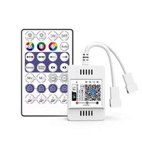 Wholesale Smart Home Control DC5 V Wifi Symphony Music Double Head Controller G Remote Phone APP For WS2812B WS2811 Light Strip