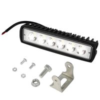 Wholesale 18W LED Work Spot Light Bar V Waterproof LED Headlights For Auto Motorcycle Truck Boat Tractor Trailer Offroad Working Light