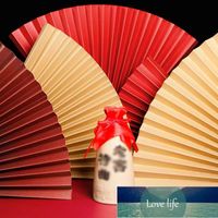Wholesale Ins Organ Paper Folding Fan Props Photo Background Cosmetics Ornaments Chinese Style Photo Props Home Wall Decors