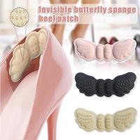 Wholesale Sports Socks Ly Pair Butterfly Foam D Heel Cushion Grip Pads Self Adhesive For Shoes High Heels S66