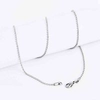 Wholesale 18k stainls steel gold filled ball chain necklace