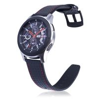 Wholesale Fashion Carbon Fiber Pattern Leather Strap For Samsung Galaxy Watch mm Gear S3 Wrist Band Huawei GT Bracelet Bands