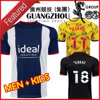 Wholesale 2021 WEST BROM GRADY DIANGANA Soccer Jersey Home Men Football Shirt GRAND MOWATT MATT PHILLIPS LIVERMORE Kids Kit Set Away Black Third Yellow Adults