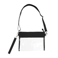 Wholesale Women Bag Gym Zippered Tote Clear Toiletry Adjustable Shoulder Strap And Wrist For Work Fashion H1 Bags
