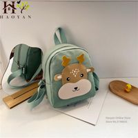 Wholesale Fashion Soft And Comfortable Cartoon Baby Seat Belt Adjustable Deer Toddler Girl Boy Anti Lost Diaper Bags
