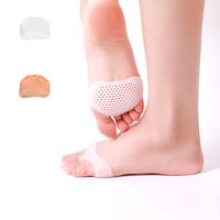 Wholesale Silicone Honeycomb Forefoot Pad Foot Versatile Use Fashion Accessories Reusable Pain Relief A Pair Toe Protective Cover Insole High Heels Shoe Insert