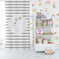 Wholesale Curtain Drapes Digital Printed Children s Room Anti Allergic Easy To Clean Cornice And Rustic Rod Compatible Backdrop