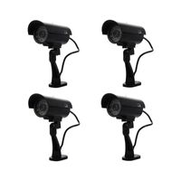 Wholesale Cameras Security Surveillance Fake Dummy IR LED Night Day Vision Look CCD CCTV Imitation Camera Black