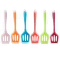 Wholesale Silicone Turners Gadgets Kitchen Tools Egg Fish Frying Pan Scoop Fried Shovel Spatula Cooking Utensils