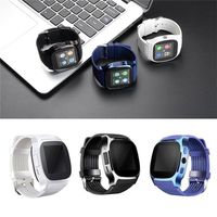 Wholesale Sports T8 Bluetooth Smart Watch Support SIM TF Card Wrist Band Bracelet Smartwatch with OLED Screen for Men Womena04