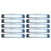 Wholesale Bulbs Pieces V Tail SMD LED Side Indicator Indicators Rear Lamp White Light For Buses Trucks Trailers MA565