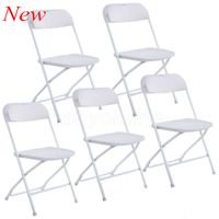 Wholesale New Plastic Folding Chairs Wedding Party Event Chair Commercial White