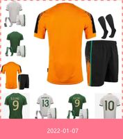 Wholesale 21 S LONG Away Soccer Jersey Orange Centenary Irish Nation Team Home Football Shirts Men Kids Kit HENDRICK ROBINSON COLEMAN DOHERTY PARROTT