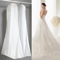 Wholesale Storage Bags Garment Bag Breathable Extra Large Non woven Fabric Wedding Gown Dress For Home
