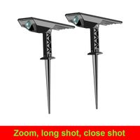 Wholesale Zoom Solar Spotlight Lamps Beam Angle Adjustable Long short shoot Lawn Landscape Ground Light For Garden Yard