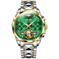 Wholesale Luxury Tough Men Watch Automatic Mechanical Multi function Sapphire Mirror Brand OUPINKE Personality Business Male Clock Wristwatches