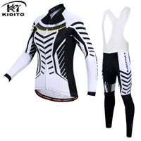 Wholesale Woman Winter Thermal Fleece Cycling Jersey Set Long Sleeve Bicycle Clothing Maillot Equipacion Ciclismo Bike Clothes1