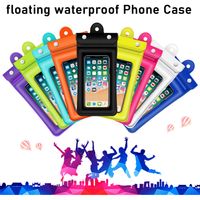 Wholesale waterproof floatage phone cases for all cellphone iphone samsung huawei xiaomi Summer Swimming rafting beach floating phones case