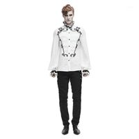Wholesale Devil Fashion Men s Gothic Gown Shirts Gorgeous Gentleman Style Formal Occasion Prom Costume Dress