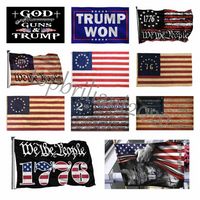 Wholesale DHL Free American Flag Faith Over Fear God Jesus x5ft Flags D Polyester Banners Indoor Outdoor Vivid Color High Quality With Two Brass Grommets