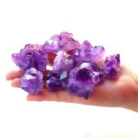 Wholesale Natural Quartz Stone Amethyst Flower Tooth Large Particles Ore Crystal Mineral Garden Decorate Decorative Objects Figurines