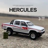 Wholesale 164 Toyota Hilux Pickup Car Pull Back Car Street Racing Model Car Metal Alloy Toy For Kid Gifts