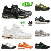 Wholesale Top Cheaper R Mens Women Designer Shoes Platform BB2002R Protection Pack Sea Salt Crew Black Powder Green Peace Be the Journey Sports Trainers Sneakers Size